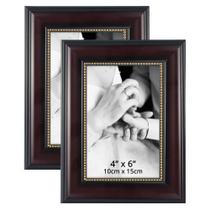 Porta-retratos Graduation Mall 4x6 com vidro real, pacote com 2 Porta-retratos Graduation Mall 4x6 com vidro real, pacote com 2