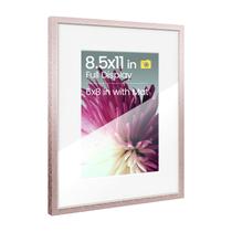 Porta-retratos Heimlove 8,5x11 de parede de metal de alumínio