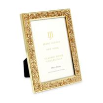 Porta-retratos Isaac Jacobs Gold Glitter Metal 4x6