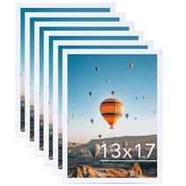 Porta-retratos JCJMY 13x17cm branco, conjunto de 6 com acrílico