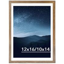 Porta-retratos JCJMY 30x40cm (12x16 polegadas) Marrom rústico