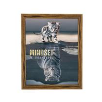 Porta-retratos JDZIVTOP 10x13 polegadas, marrom rústico, envelhecido