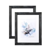 Porta-retratos KAIWIN 11x14cm, madeira maciça preta, pacote com 2 Porta-retratos KAIWIN 11x14cm, madeira maciça preta, pacote com 2