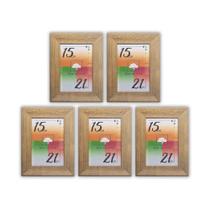 Porta-retratos Kit 5 Quadros Molduras Borda 4cm com Acetato Porta-retratos Kit 5 Quadros Molduras Borda 4cm com Acetato