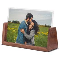 Porta-retratos Komimaci Solid Rustic Wooden 4x6 polegadas