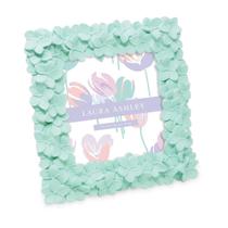 Porta-retratos Laura Ashley 10x10cm Resina artesanal verde menta