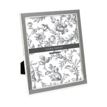 Porta-retratos Laura Ashley 8x10 Grey Enamel Silver Edge Porta-retratos Laura Ashley 8x10 Grey Enamel Silver Edge