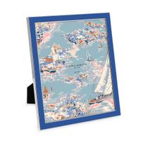 Porta-retratos Laura Ashley Riverside Blue 8x10" Metal Edge Porta-retratos Laura Ashley Riverside Blue 8x10" Metal Edge