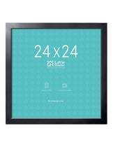 Porta-retratos LaVie Home 24x24 cm quadrado preto acrílico Porta-retratos LaVie Home 24x24 cm quadrado preto acrílico