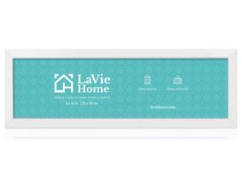 Porta-retratos LaVie Home White 8x24 cm para decoração de parede