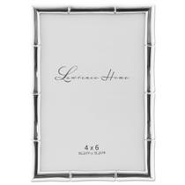 Porta-retratos Lawrence 710146 Silver Metal Bamboo 10x15cm Porta-retratos Lawrence 710146 Silver Metal Bamboo 10x15cm