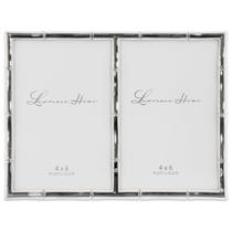 Porta-retratos Lawrence Frames Double Silver Metal 4x6 Porta-retratos Lawrence Frames Double Silver Metal 4x6