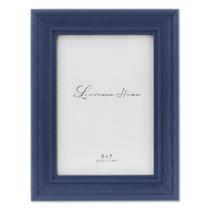 Porta-retratos Lawrence Frames Durham Weathered azul marinho 5x7