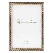 Porta-retratos Lawrence Frames Metal Hammer Effect 4x6 Gold
