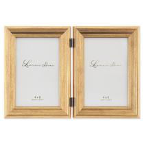Porta-retratos Lawrence Frames Sutter Burnished Gold 4x6 Porta-retratos Lawrence Frames Sutter Burnished Gold 4x6