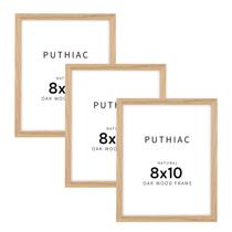 Porta-retratos: madeira de carvalho puthiac, 20x25cm, natural, pacote com 3 unidades, bege