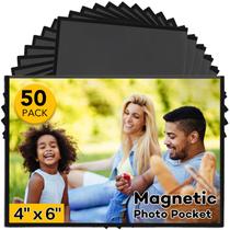 Porta-retratos magnético YixangDD 4x6 cm para geladeira - pacote com 50 Porta-retratos magnético YixangDD 4x6 cm para geladeira - pacote com 50