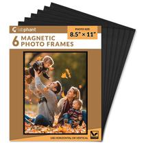 Porta-retratos magnéticos labphant, pacote com 6, 21,6 x 27,9 cm, preto Porta-retratos magnéticos labphant, pacote com 6, 21,6 x 27,9 cm, preto