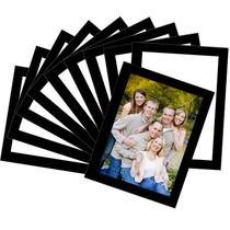 Porta-retratos magnéticos STTMGN Black Border, pacote com 10, 3,5 x 5