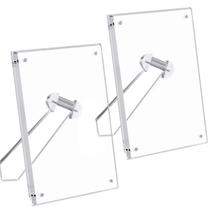Porta-retratos NIUBEE 8,5x11 em acrílico com ímãs, pacote com 2 unidades, transparente Porta-retratos NIUBEE 8,5x11 em acrílico com ímãs, pacote com 2 unidades, transparente
