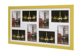 Porta Retratos, Painel, Multifotos Pop 8 Fotos 10X15 Amarelo Porta Retratos, Painel, Multifotos Pop 8 Fotos 10X15 Amarelo