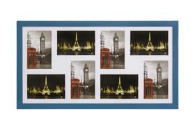 Porta Retratos, Painel, Multifotos Pop 8 Fotos 10X15 Azul Porta Retratos, Painel, Multifotos Pop 8 Fotos 10X15 Azul