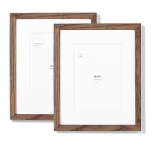 Porta-retratos: parede oposta, madeira de carvalho maciça escura, 20x25cm Porta-retratos: parede oposta, madeira de carvalho maciça escura, 20x25cm