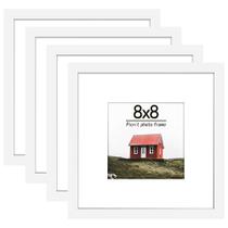 Porta-retratos Picrit de vidro real de alta definição de 8 x 8 polegadas