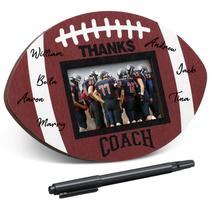 Porta-retratos RattanView Ball, presente assinável para treinador de basquete