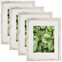 Porta-retratos SESEAT 11x14, pacote de 4 para 8x10 com branco fosco