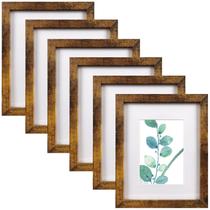 Porta-retratos SESEAT Brown 20x25cm Conjunto de 6 para 13x18cm Porta-retratos SESEAT Brown 20x25cm Conjunto de 6 para 13x18cm