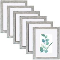 Porta-retratos SESEAT Light Grey 20x25cm Conjunto de 6 Porta-retratos SESEAT Light Grey 20x25cm Conjunto de 6
