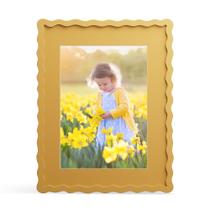 Porta-retratos THKRLOF 11x14 cm com tapete para 8x10 cm amarelo Porta-retratos THKRLOF 11x14 cm com tapete para 8x10 cm amarelo