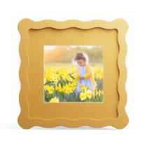 Porta-retratos THKRLOF 6x6 com tapete para 4x4, amarelo, 1 pacote Porta-retratos THKRLOF 6x6 com tapete para 4x4, amarelo, 1 pacote