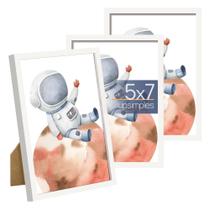 Porta-retratos upsimple, conjunto de 3 vidros de alta definição 5x7 Porta-retratos upsimple, conjunto de 3 vidros de alta definição 5x7