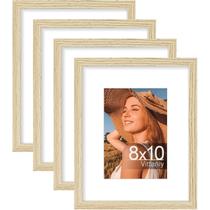 Porta-retratos Vittanly 20x25cm Conjunto de 4 madeiras naturais com acrílico Porta-retratos Vittanly 20x25cm Conjunto de 4 madeiras naturais com acrílico