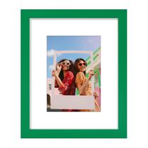 Porta-retratos Vittanly 20x25cm verde para 13x18cm com acrílico Porta-retratos Vittanly 20x25cm verde para 13x18cm com acrílico