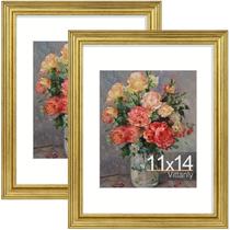 Porta-retratos Vittanly Rustic Gold 11x14, conjunto de 2 Porta-retratos Vittanly Rustic Gold 11x14, conjunto de 2