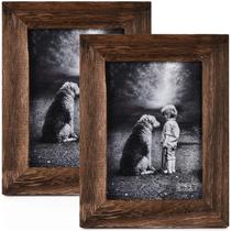 Porta-retratos Yaetm Distressed Wood 5x7