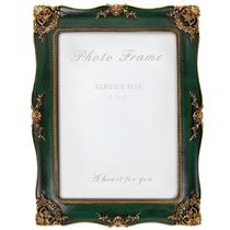 Porta-retratos YEPOTUE Vintage 13x18cm verde para parede ou mesa