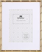 Porta-retratos Yipinyin Metal 20x25cm com tapete sem ácido 13x18cm