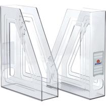 Porta Revista Classic Cristal - Pacote com 2 Porta Revista Classic Cristal - Pacote com 2