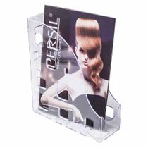 Porta Revista Organizador Objetos Multiuso Cristal Dello