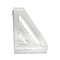 Porta revista vertical organizador Acrinil Cristal transparente Porta revista vertical organizador Acrinil Cristal transparente