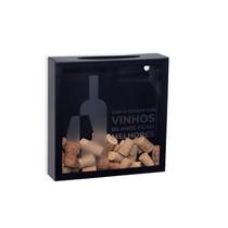 Porta Rolhas Parede de Mesa Vinho com o Passar Dos Vinhos