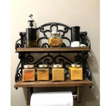 Porta Rolo E Temperos Organizado De Condimentos