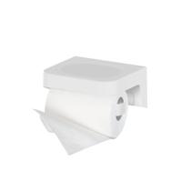 Porta Rolo Papel Higiênico Suporte Parede C/ Adesivo Branco