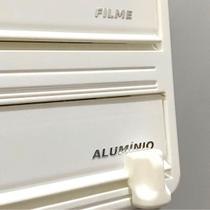 Porta-Rolos 3 em 1: Organize Alumínio, Filme Plástico Papel Vegetal