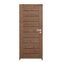 Porta Roma Pinus 82 x 2.10 Batente Ecológico 11CM Fechadura Externa Lado Esquerdo - Rodam