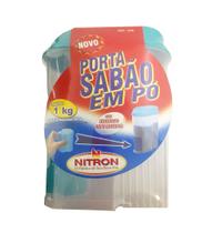 Porta sabão em pó com copo dosador - Nitron